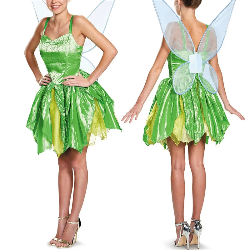 Robe de Fée Verte Stylée Design