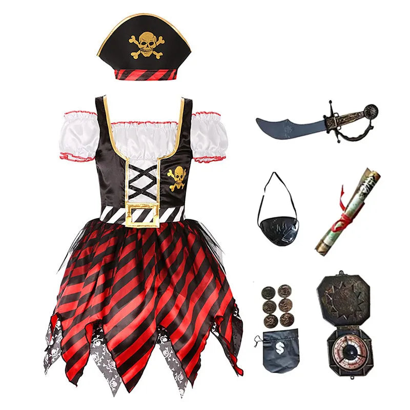 Robe de Pirate avec Accessoires Design