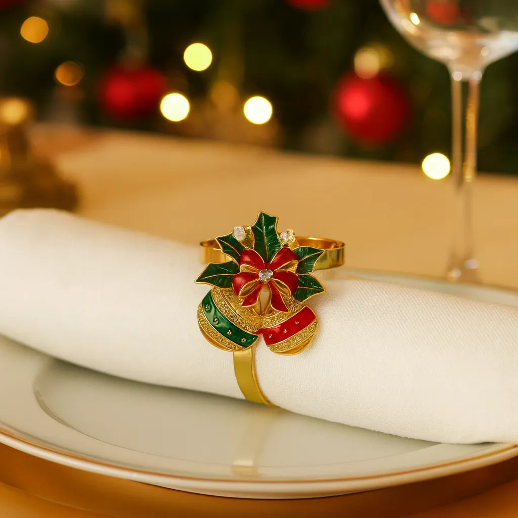 Rond de Serviette Boules de Noël
