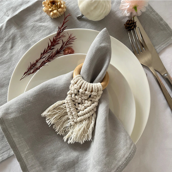 Rond de Serviette Mariage Bohème