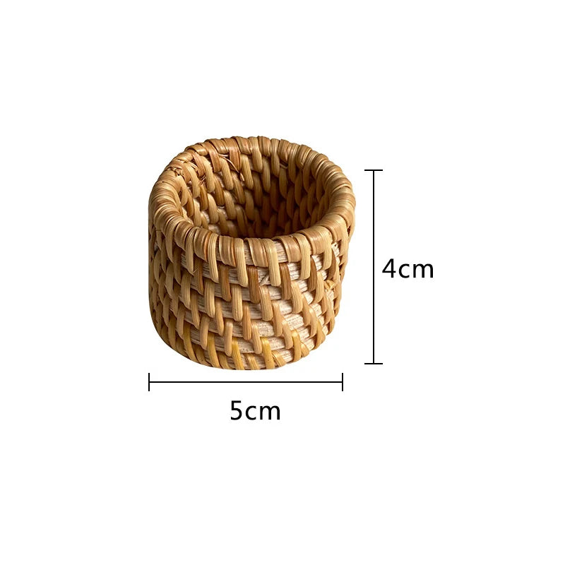Rond de Serviette Naturel Mariage Durable