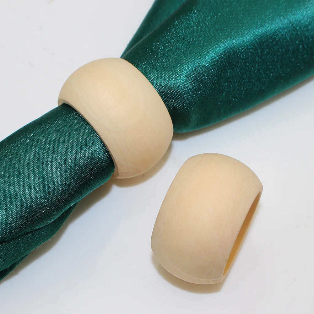 Rond de Serviette Noël en Bois