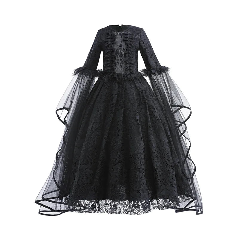 Robe Vampire Noire Fille