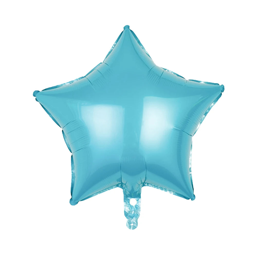 Ballon Anniversaire Etoile Bleu Ciel