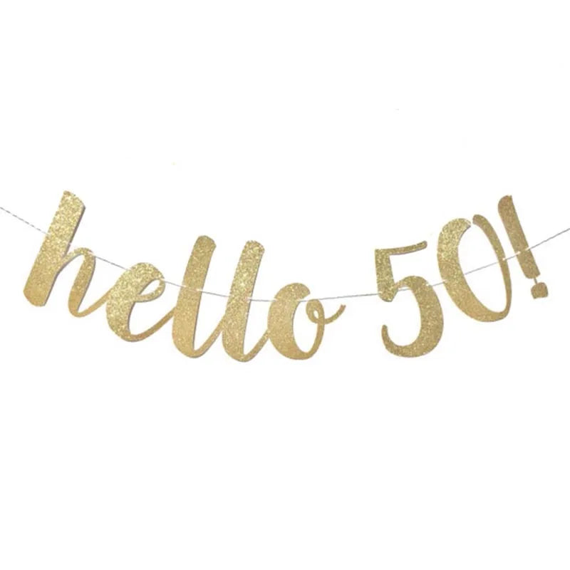 Guirlande Anniversaire Hello 50 Originale