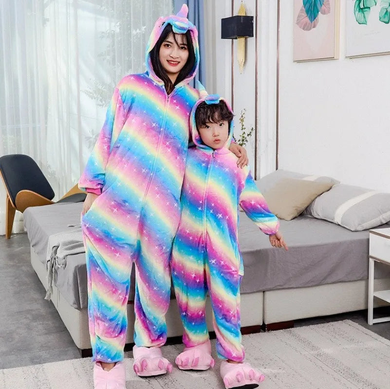 Combinaison Licorne Enfant Arc-en-Ciel
