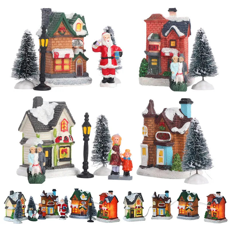 Ensemble Déco Village de Noël