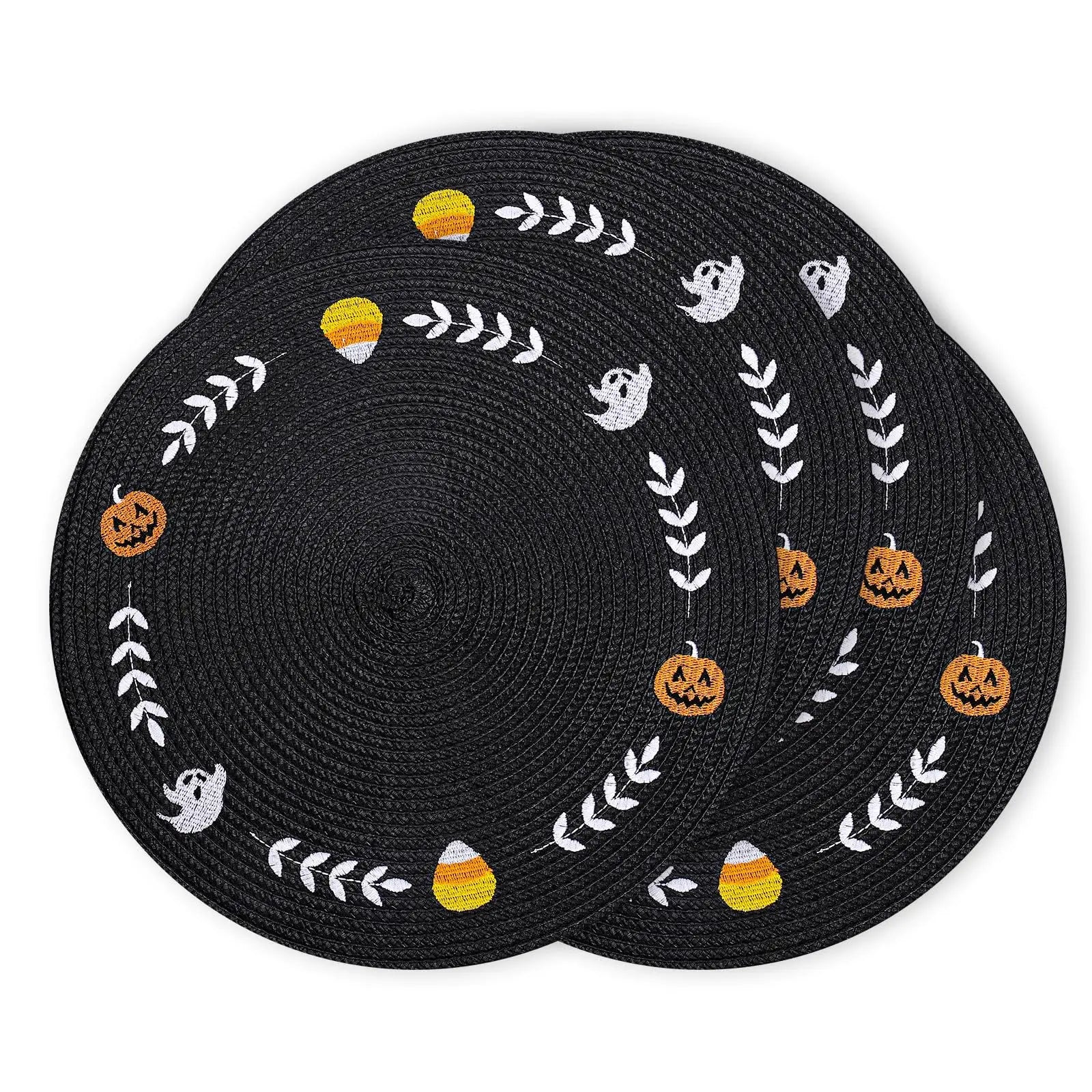 Napperon Rond Halloween Élégant