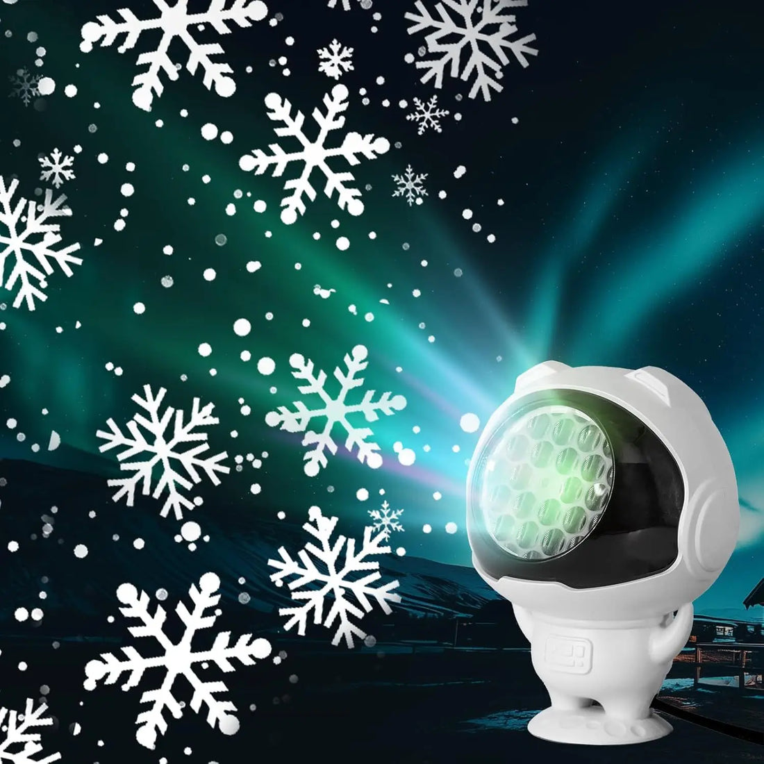 Petit Projecteur Flocons De Neige