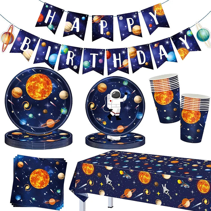 Vaisselle Jetable Astronaute