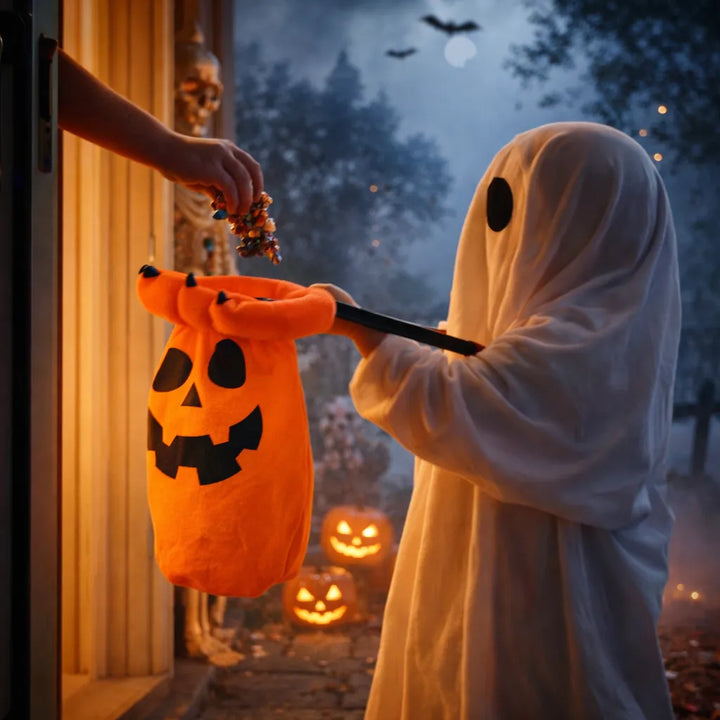 Sac à Bonbons Halloween Citrouille Original