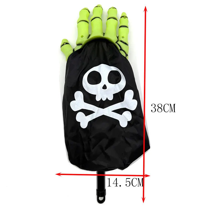 Sac à Bonbons Halloween Vert et Noir Durable