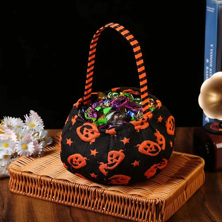 Sac à Bonbons à Motif Citrouilles