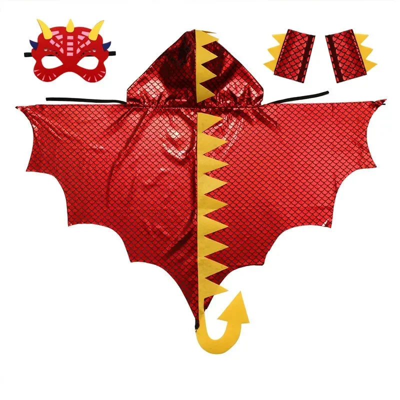 Cape Dinosaure Rouge
