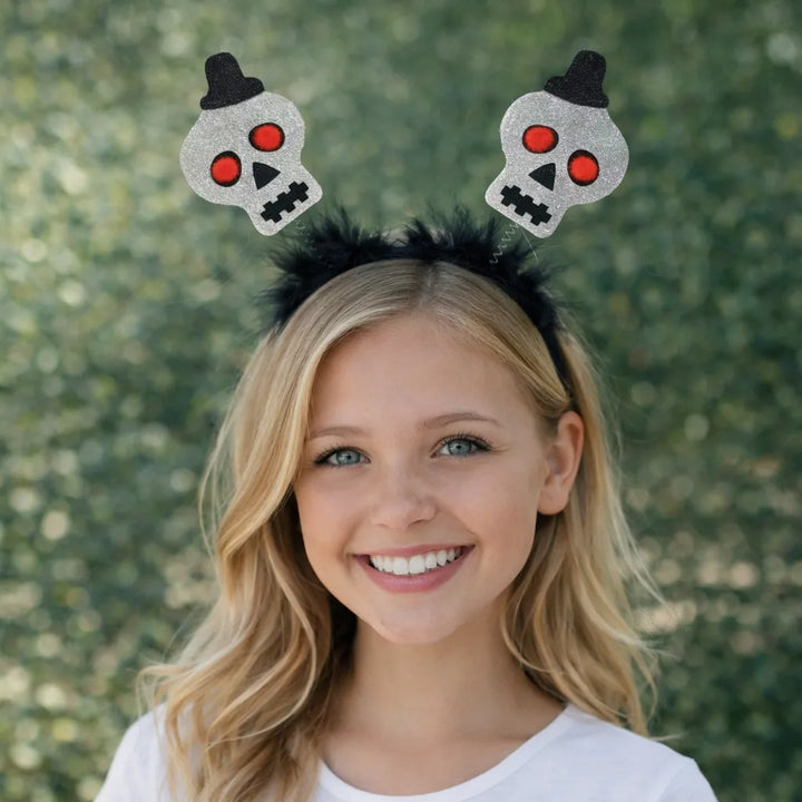 Serre-Tête Crâne Halloween