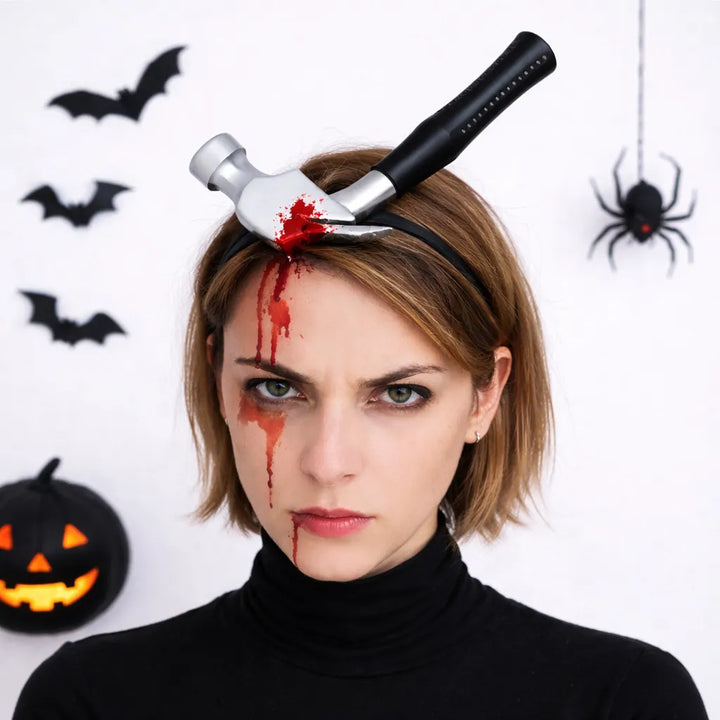 Serre-Tête Marteau Réaliste Halloween