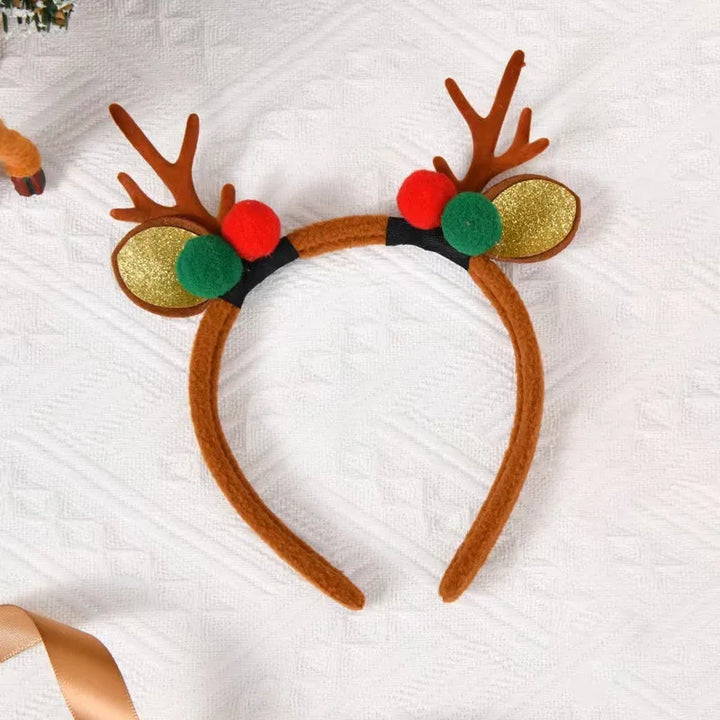 Serre-Tête Noël Marron Design