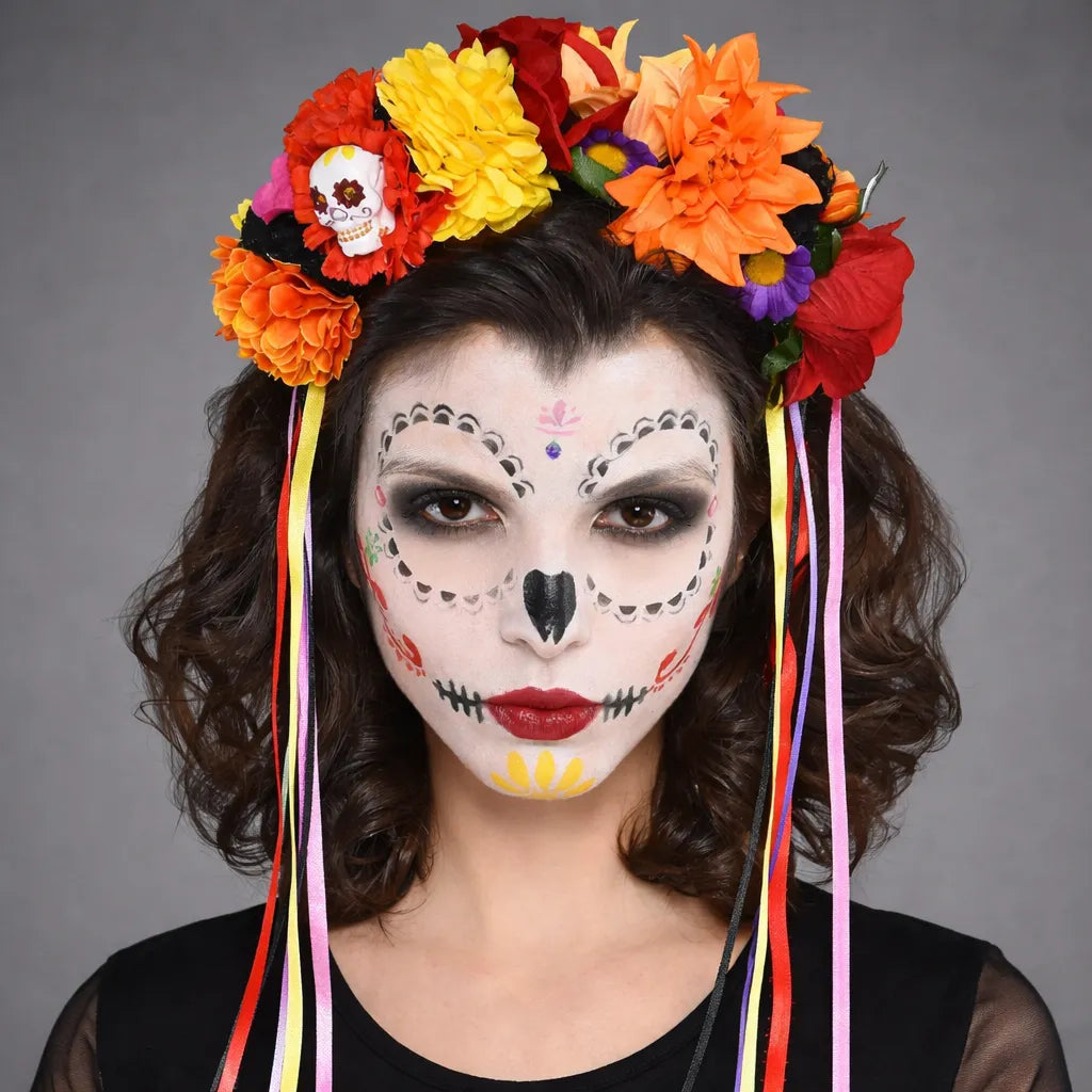 Serre-tête Fleur Halloween