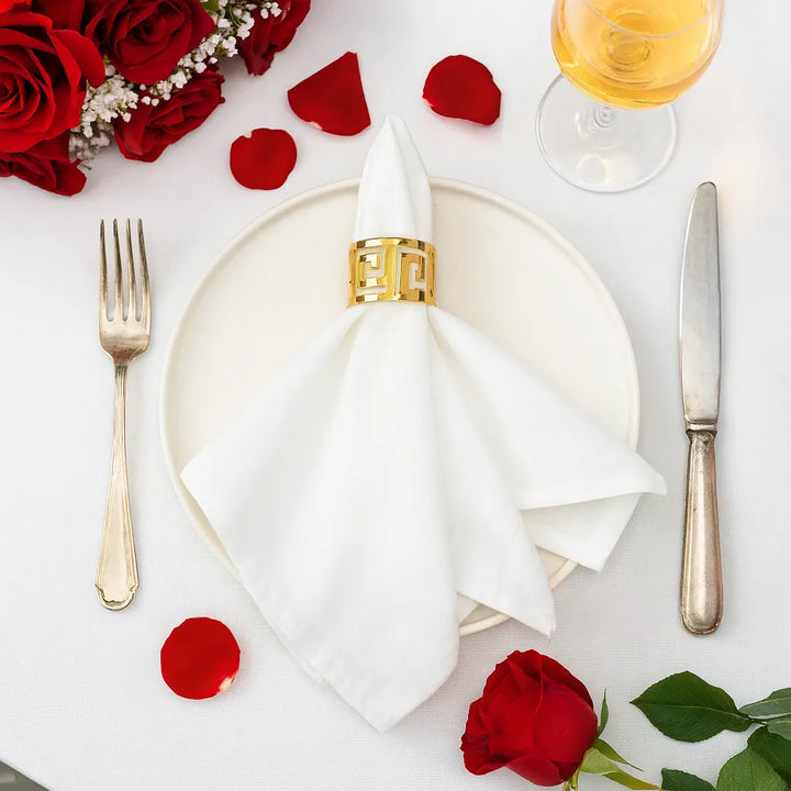 Serviette Blanche Unie Coton