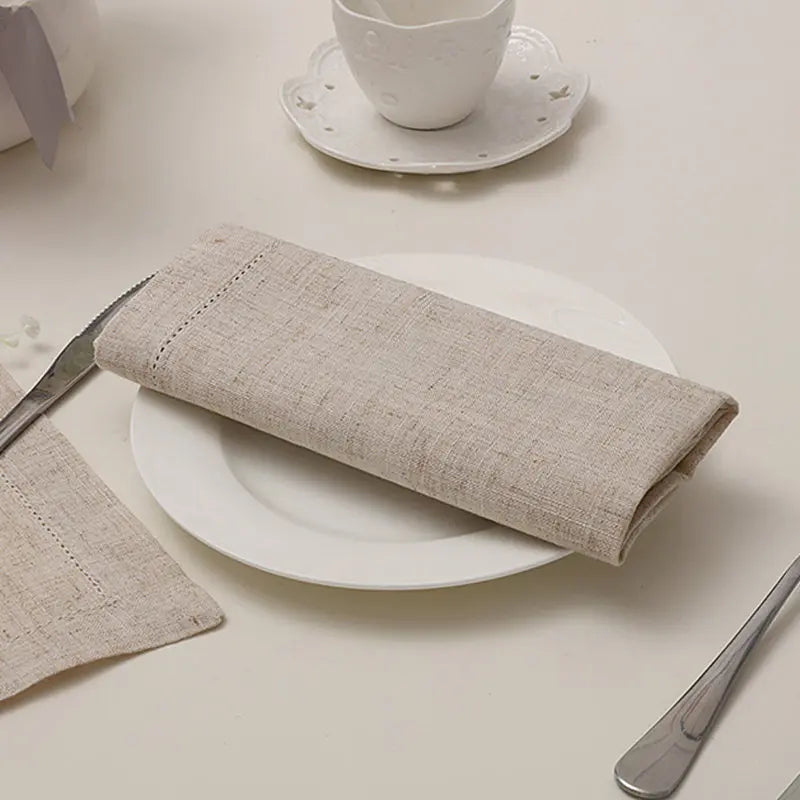 Serviette de Table en Lin Design