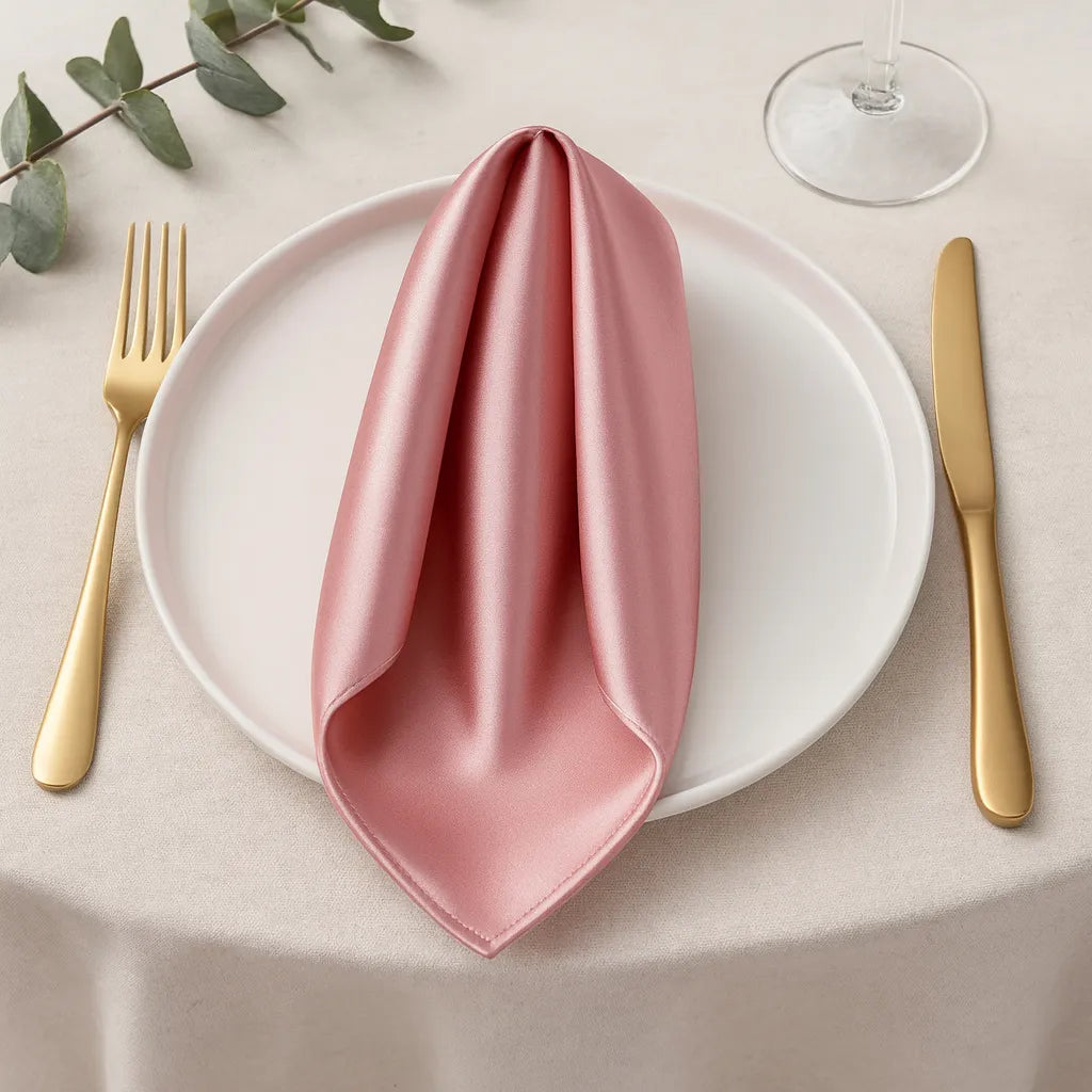 Serviette de Table en Satin 1