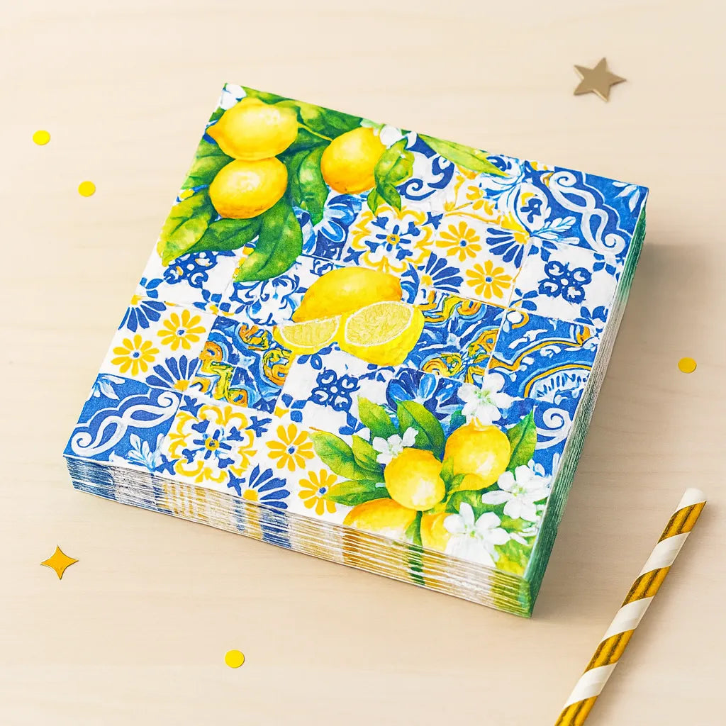 Serviette en Papier Citron 1