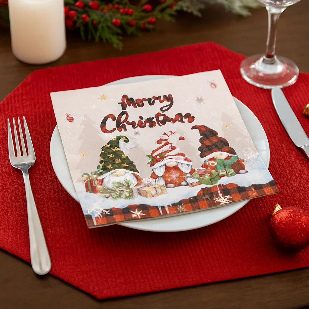 Serviette en Papier Merry Christmas