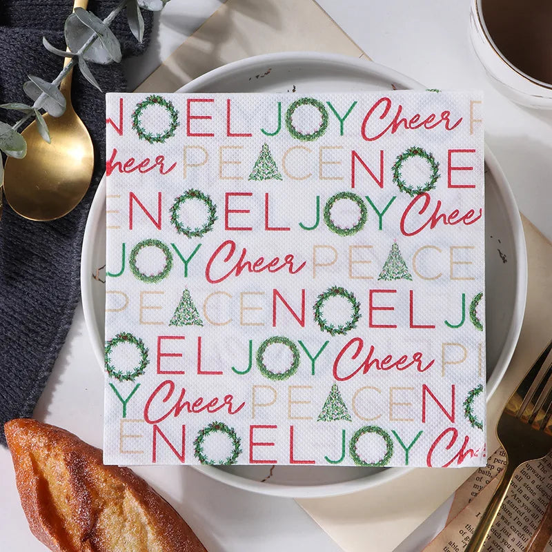 Serviette en Papier Noël Joy