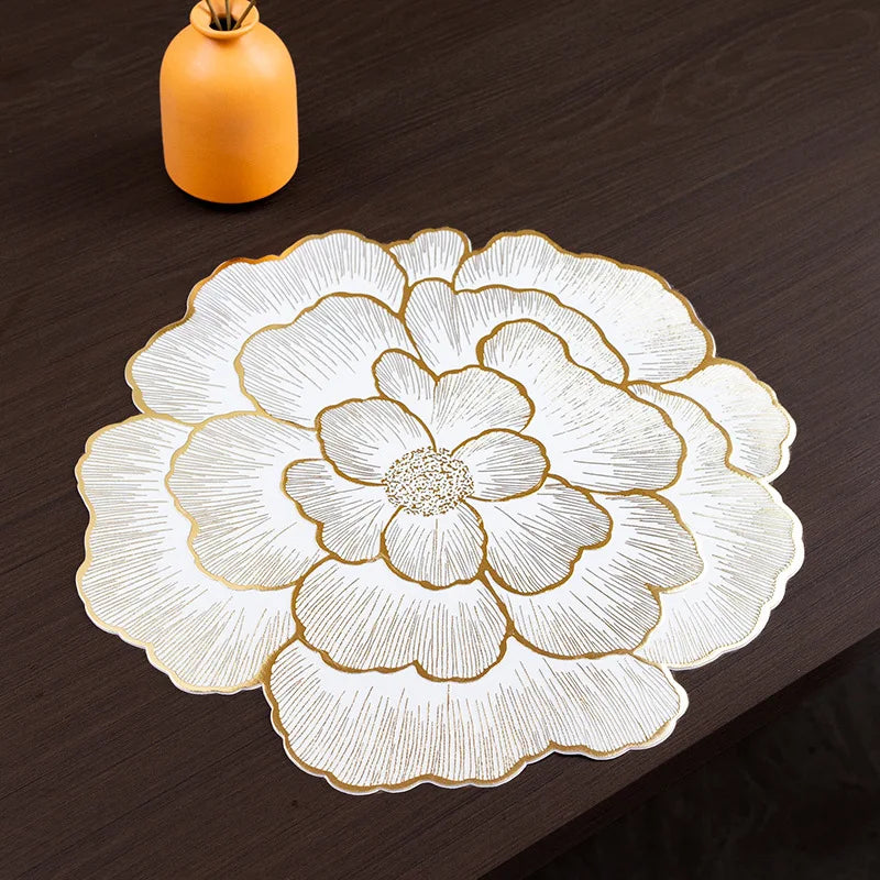 Set De Table Fleur Élégant
