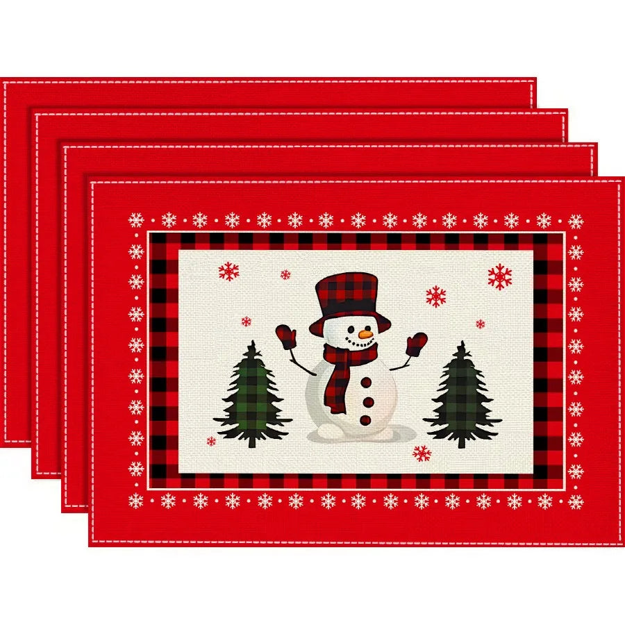 Set de Table Bonhomme de Neige