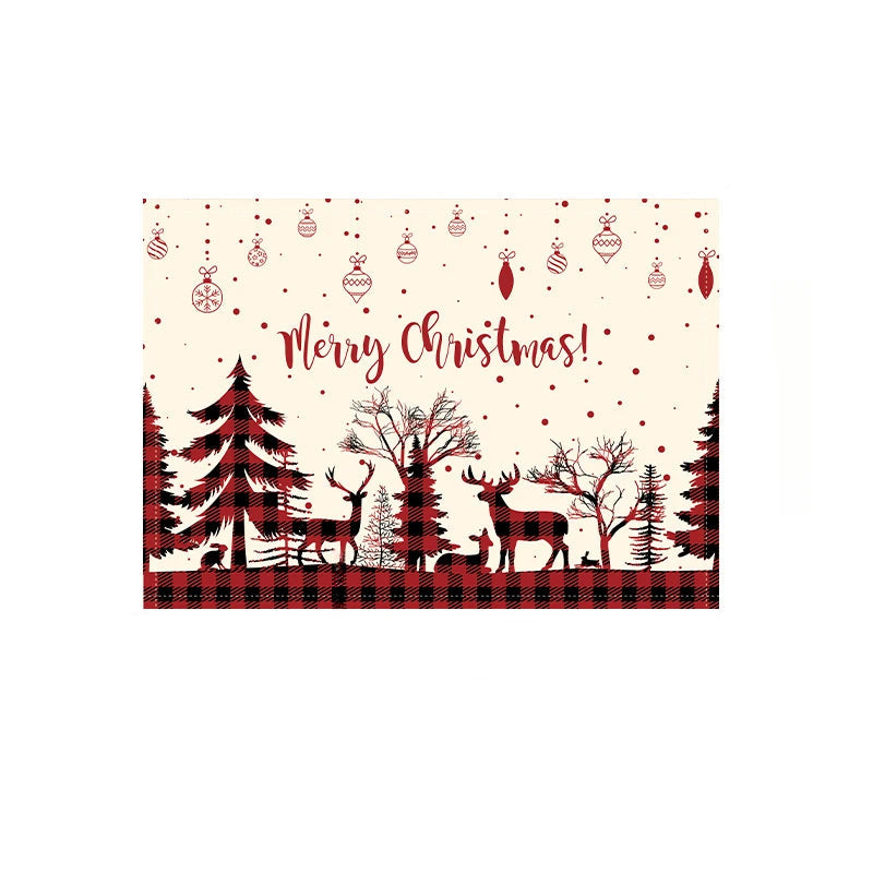Set de Table Merry Christmas Moderne