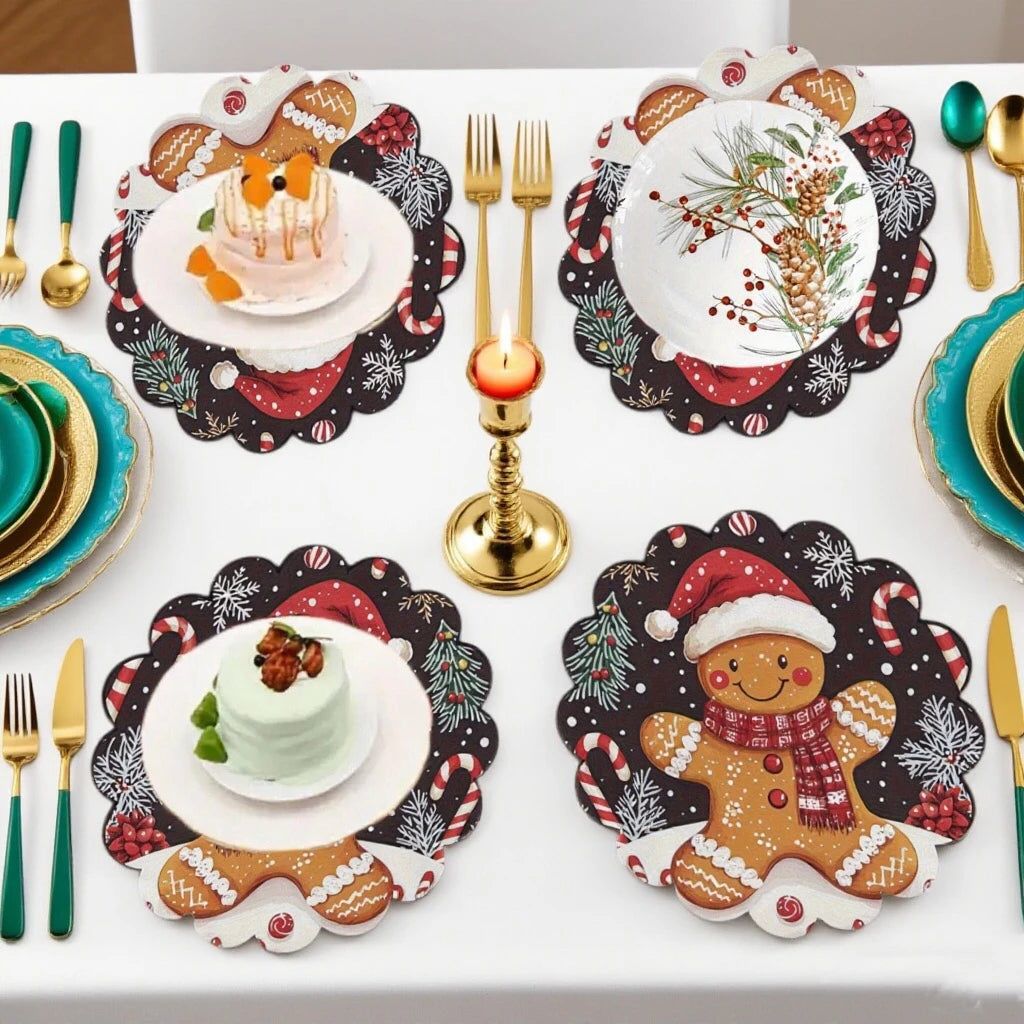 Set de Table Noël Thème Hiver tendance