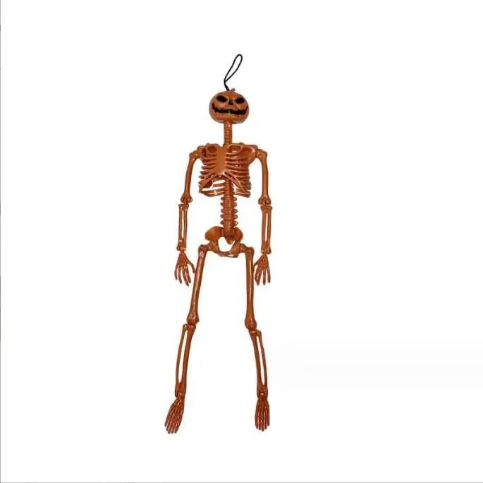 Squelette Citrouille Halloween Orange