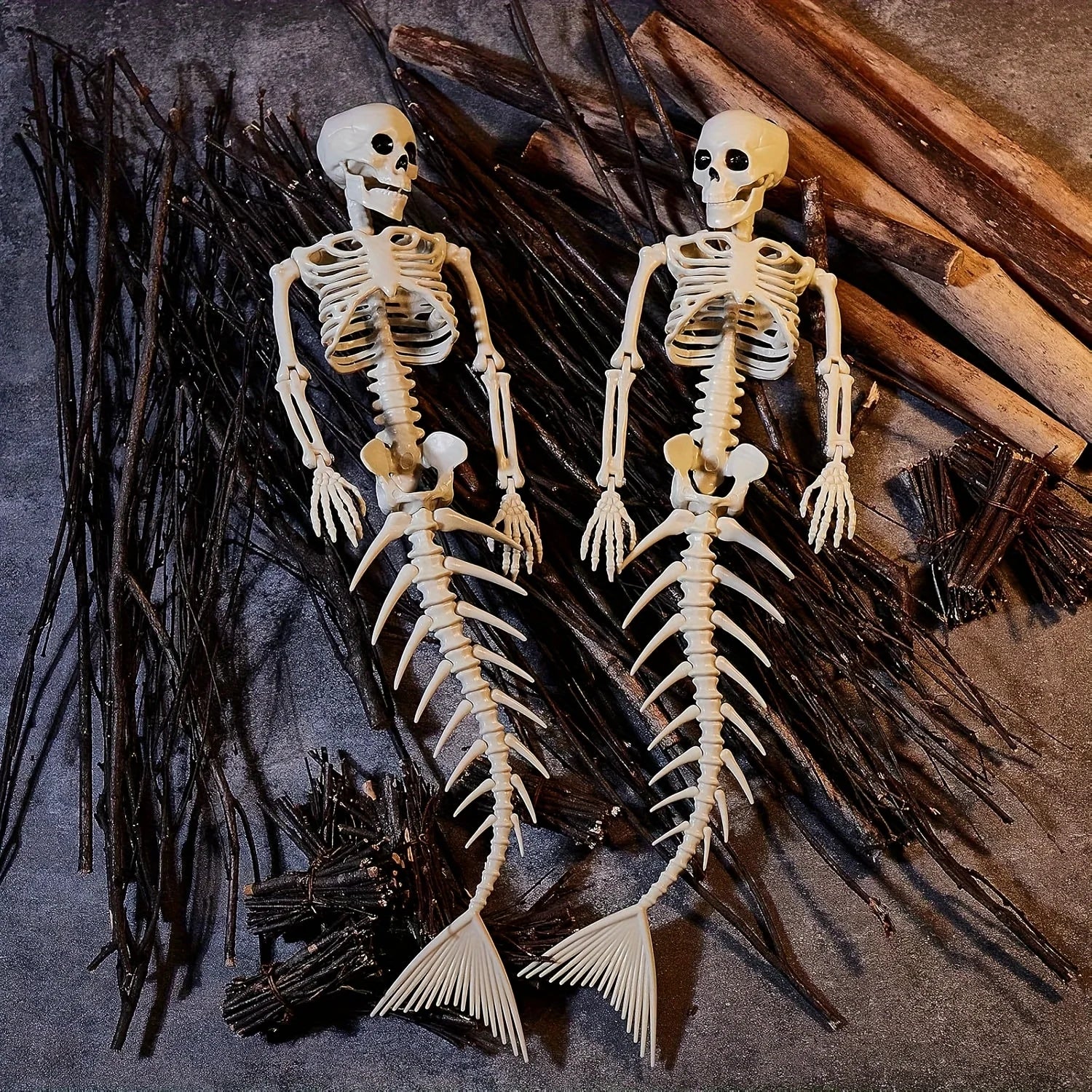 Squelette de Sirène Halloween Originale