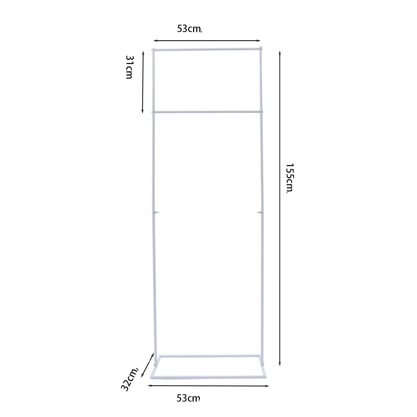 Support Arrière-Plan Mariage Rectangulaire Dimensions