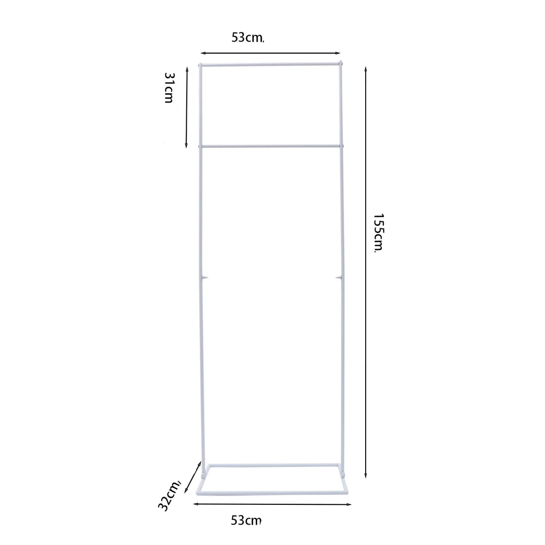 Support Arrière-Plan Mariage Rectangulaire Dimensions