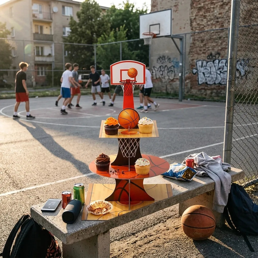 Support à Cupcakes Basketball Sportif