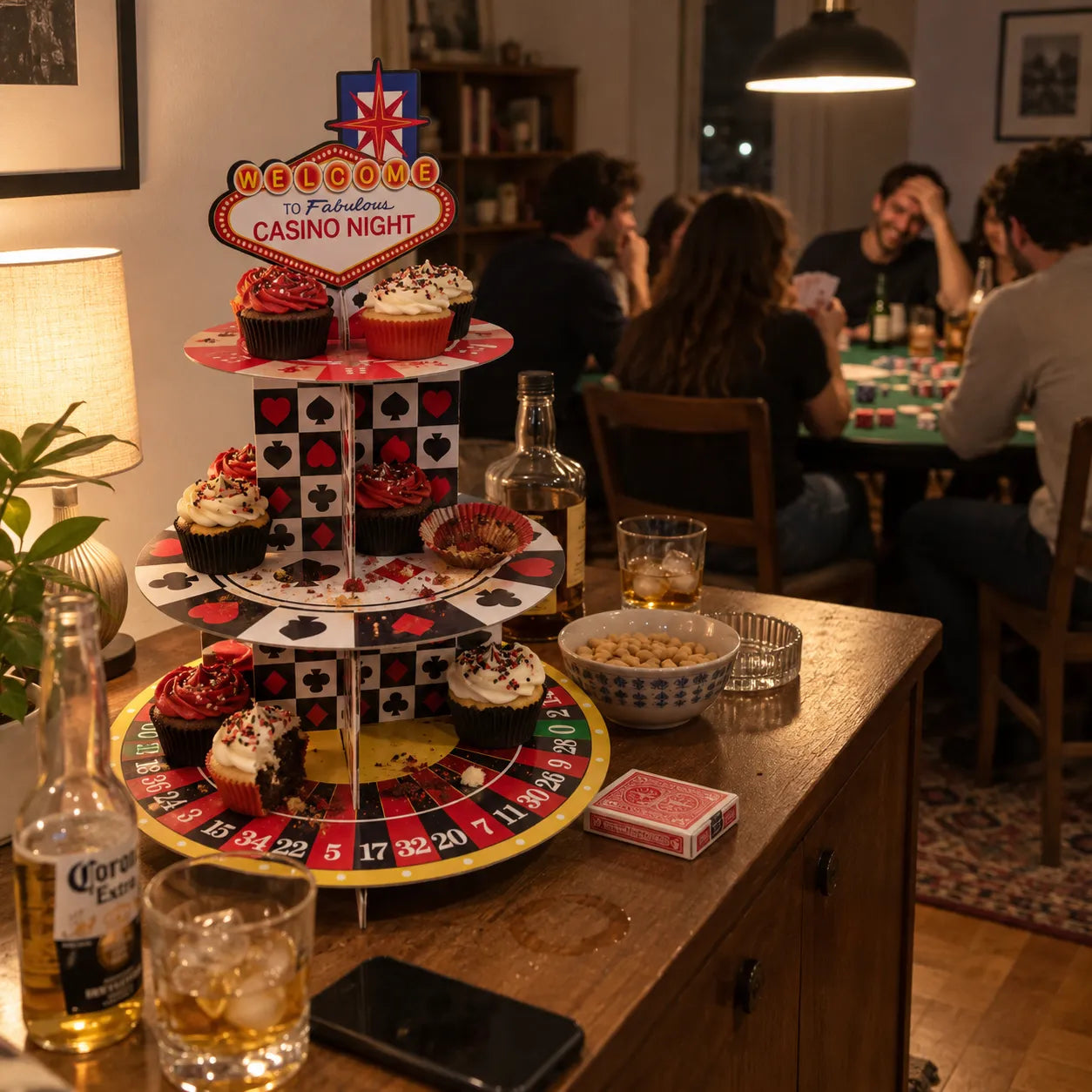 Support à Cupcakes Casino Poker