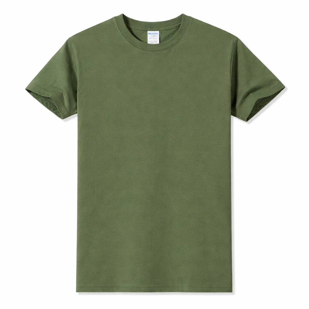 T-Shirt Personnalisé Saint-Valentin Vert Armée
