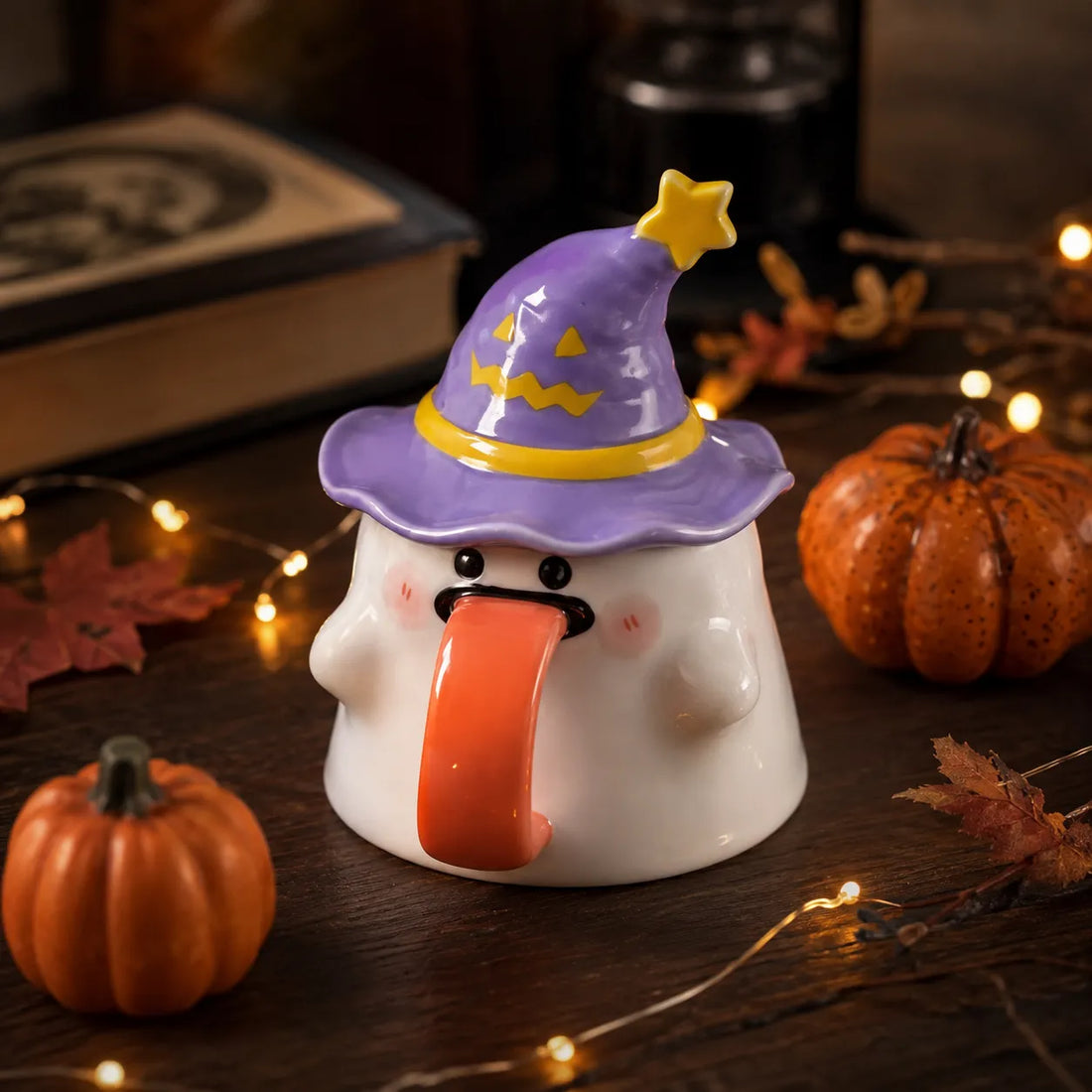 Tasse Fantôme à Chapeau Halloween 