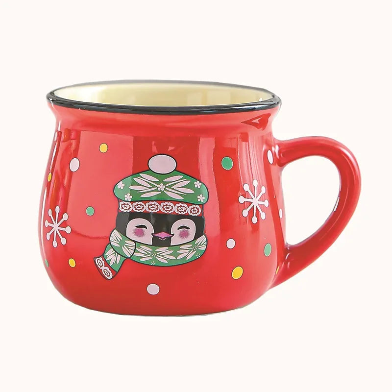 Tasse Noël Rouge Pingouin