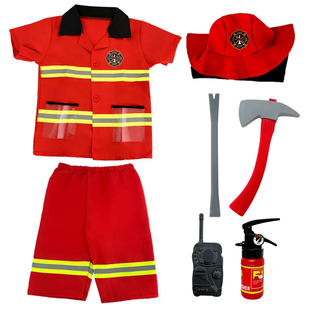 Tenue Pompier à Manches Courtes Complet