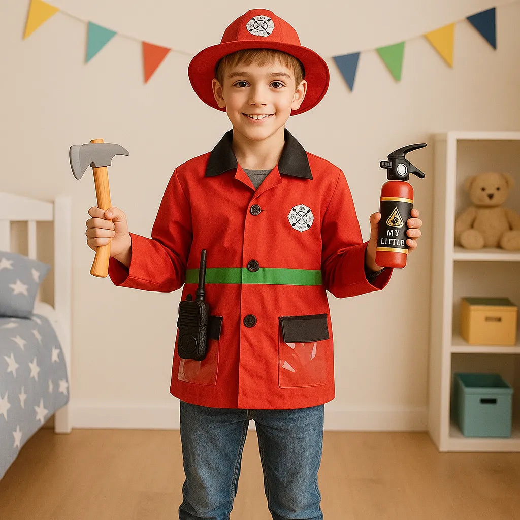 Tenue de Pompier Enfant avec Accessoires