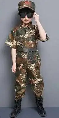 Uniforme Militaire Marron Camouflage Stylé