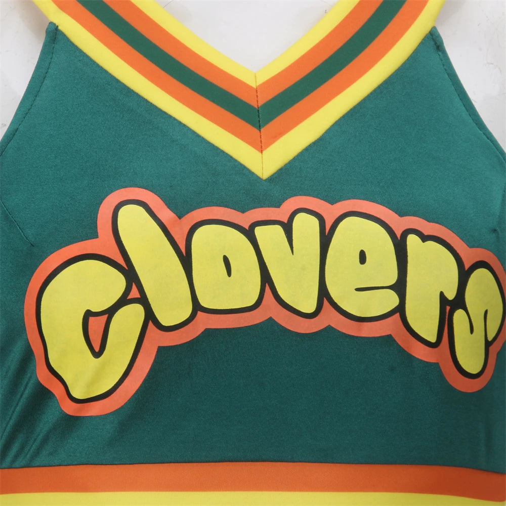 Uniforme Pompom Girl Vert qualité