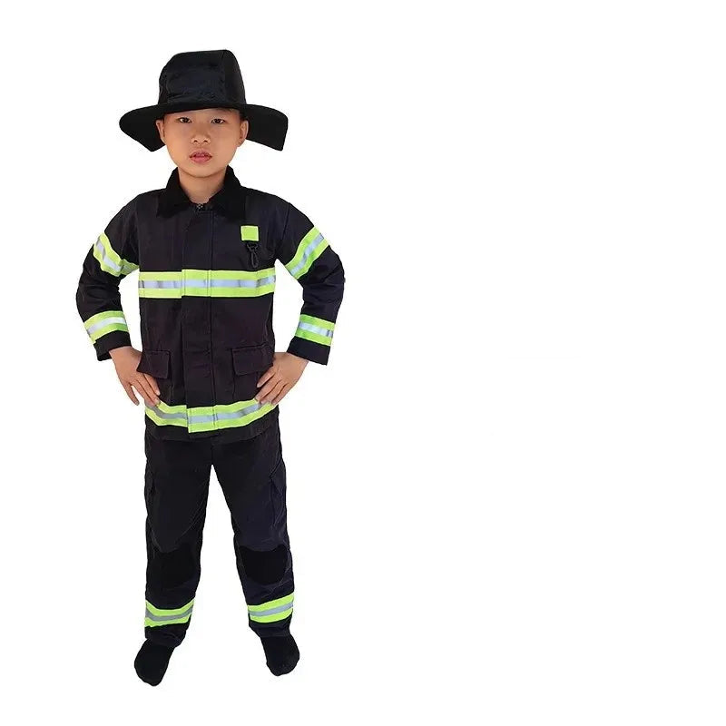 Uniforme de Pompier Bleu Marine Original