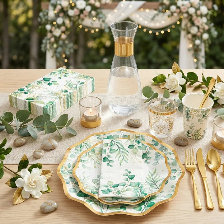 Vaisselle Jetable Mariage Champêtre