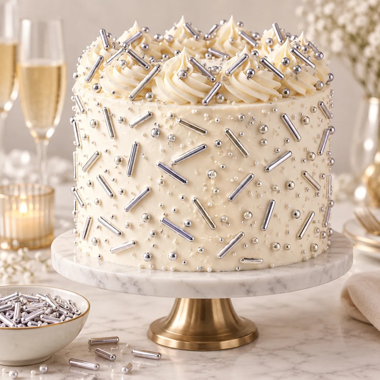 Vermicelle Gâteau Argenté classe