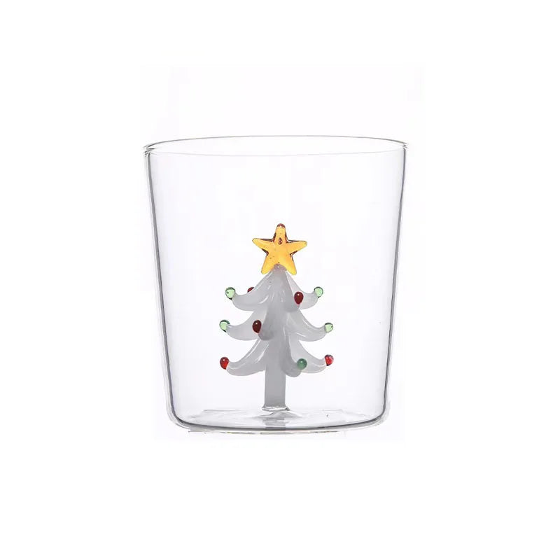 Verre 3D Sapin Blanc Design