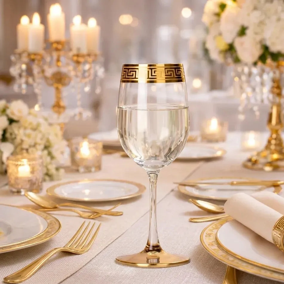 Verre à Vin Mariage Elégant Unique